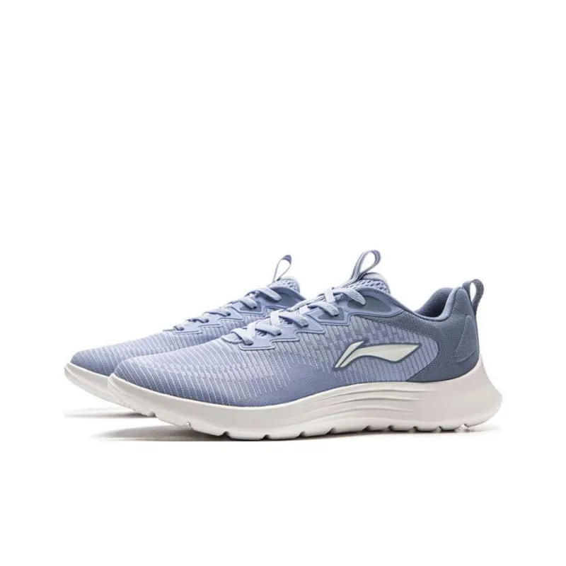 LiNing Light String Cushioning, Slip Resistant, Abrasion Resistant, Lightweight Low Top Running Shoes Men's Blue-2