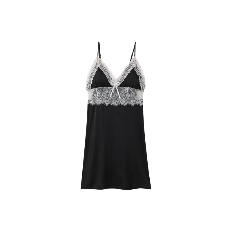 Sleeping Beauty Nightgown Women's Black-0
