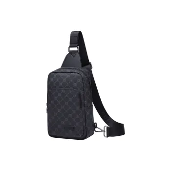 GOLF PVC Waist Bag Chest Bag Men's Black