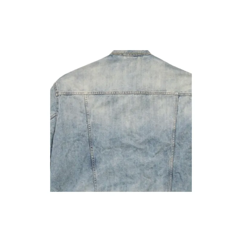 Balenciaga Denim Jacket Men's Blue-7