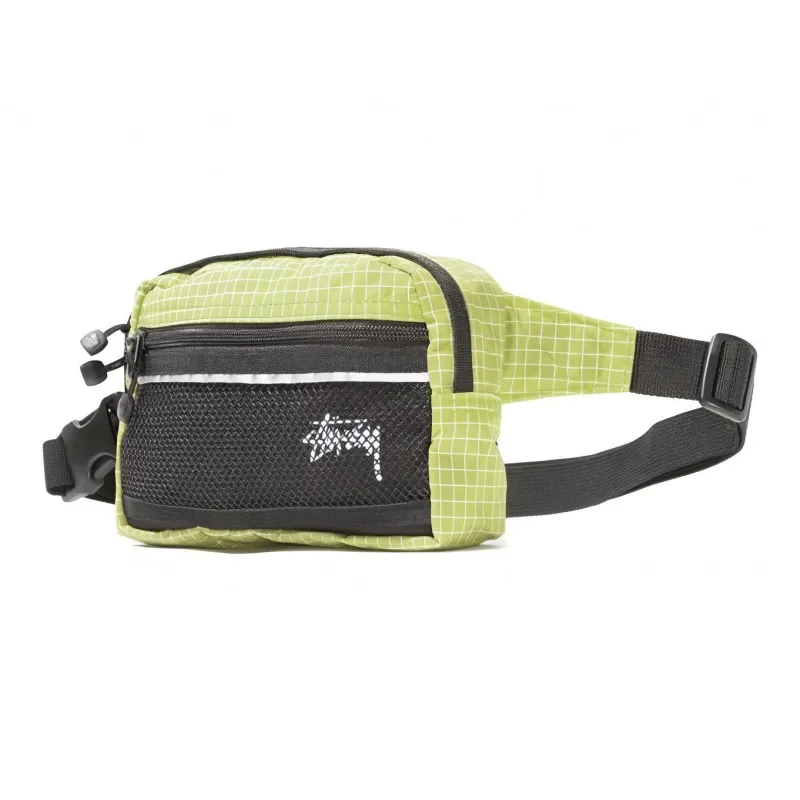 Stussy Nylon Crossbody Bags Fanny Pack Regular Unisex Green-1
