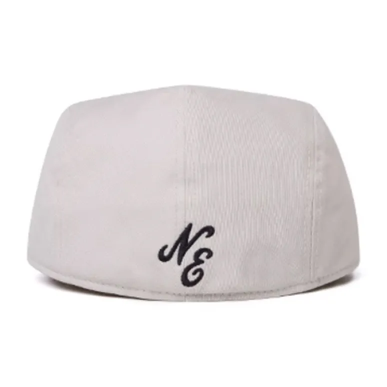 New Era Cotton Berets Unisex Ecru-2