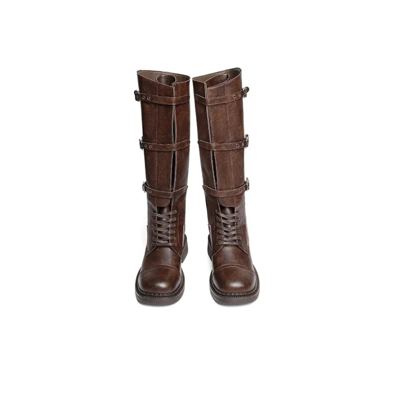 RED DRAGONFLY Knee high Boots 4.9CM Women's-2