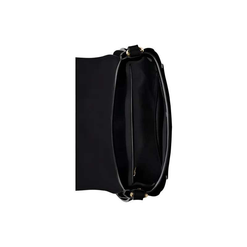 MICHAEL KORS Lillian Cow Leather Shoulder Bag Women's Black-2