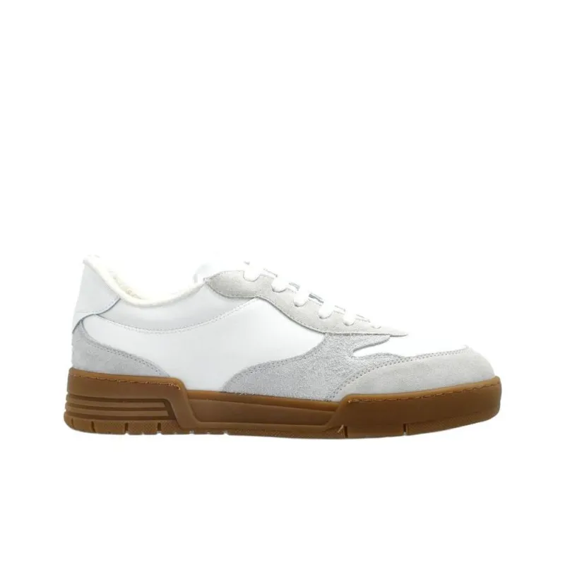 MOSCHINO Logo Embossed Lace Up Sneakers-1