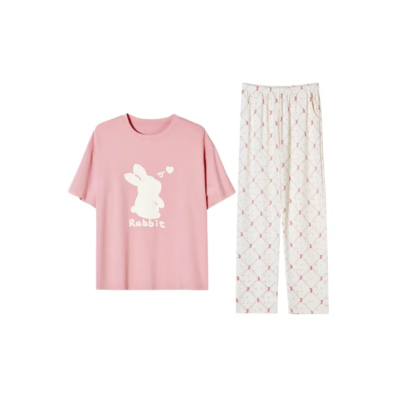 DAERLI Pajama Set Women's Russet Red-0