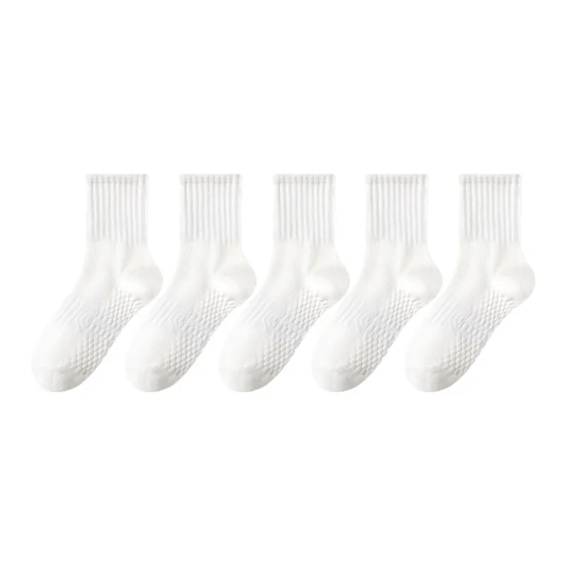 MIIOW Mid Calf Socks Unisex 5 Pack-17