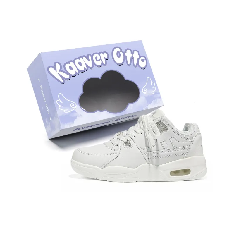 KAAVER OTTO Warm Wear-Resistant Lightweight Supportive Height Increasing Mid-Top Sports Casual Skateboard Shoes Unisex-5