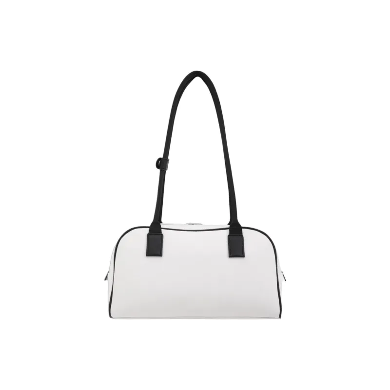 GAP Cotton Handbag Shoulder Bag Small Size Women's White-1