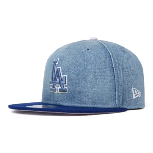 New Era Cotton, Polyester Baseball Caps Unisex Blue