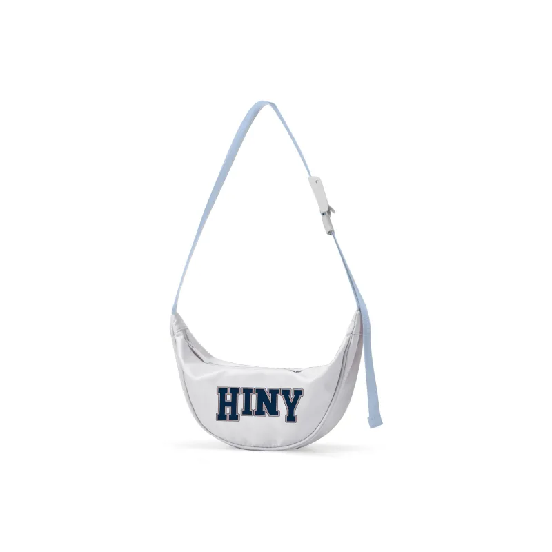 HINY Polyester One Shoulder Crossbody Bag Sling Bag Fanny Pack Regular Unisex White-2