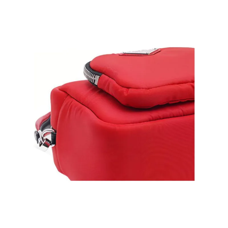 PRADA Nylon Handbags Shoulder Bag Crossbody Bag Women's Red-5