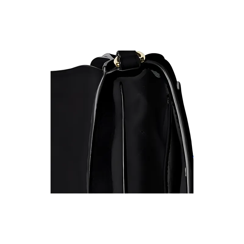 MICHAEL KORS Lillian Cow Leather Shoulder Bag Women's Black-3