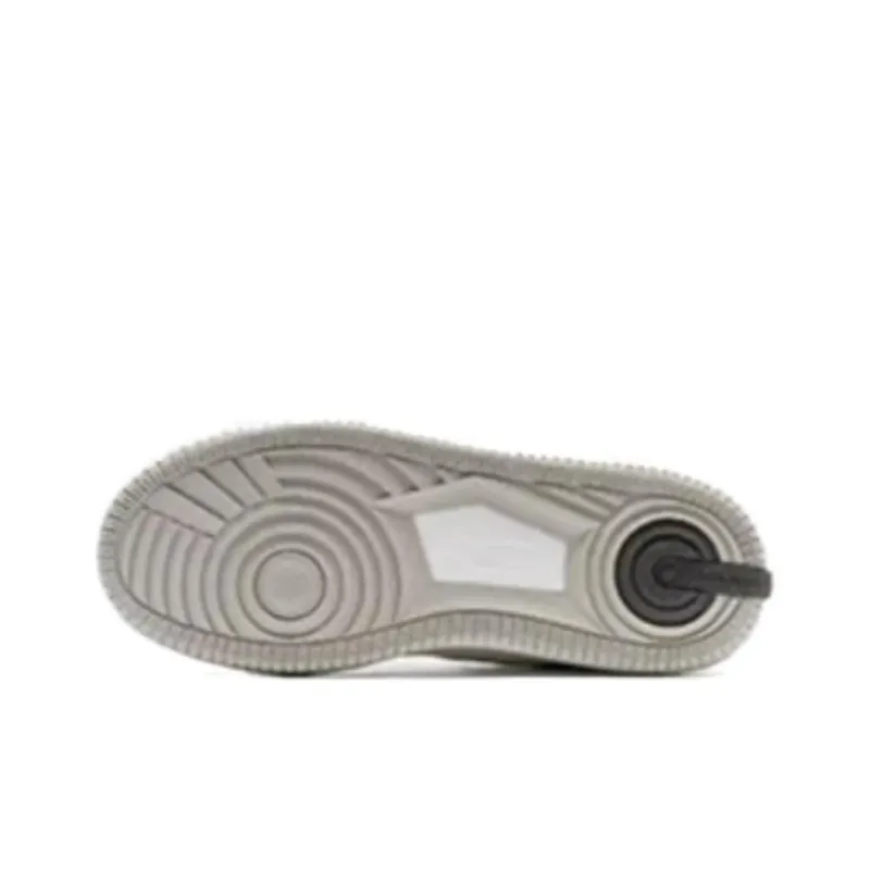 XTEP Kailang Wear Resistant Slip Resistant Low Top Skateboard Shoes Men's White Gray-3