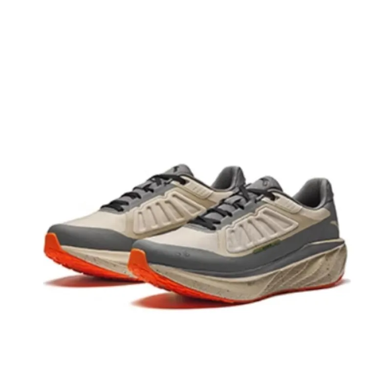 Anta Travel Anti-Slip Wear-Resistant Low-Top Running Shoes Men's Brown Gray-1