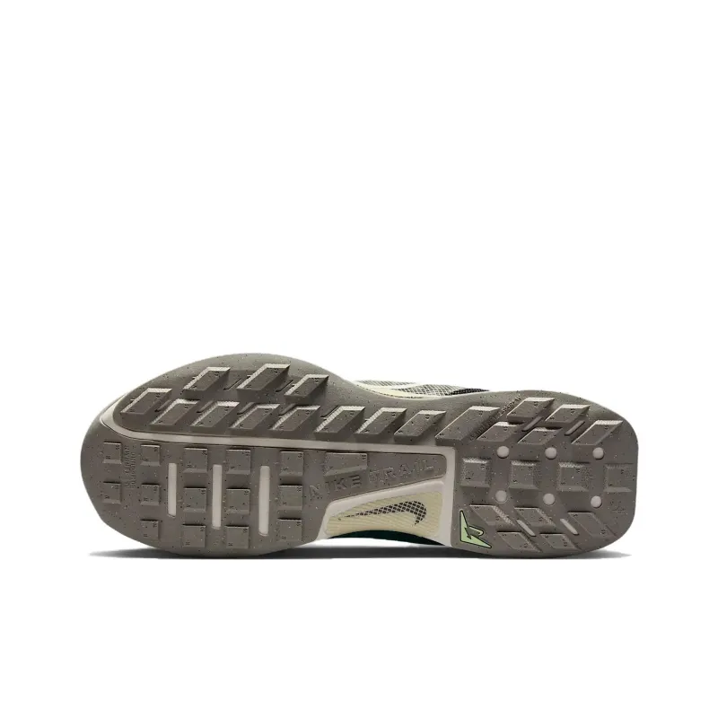 Nike Juniper Trail 3 Slip Resistant Breathable Low Top Trail Running Running Shoes Men's Gray Green-5