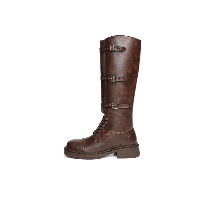 RED DRAGONFLY Knee high Boots 4.9CM Women's-0