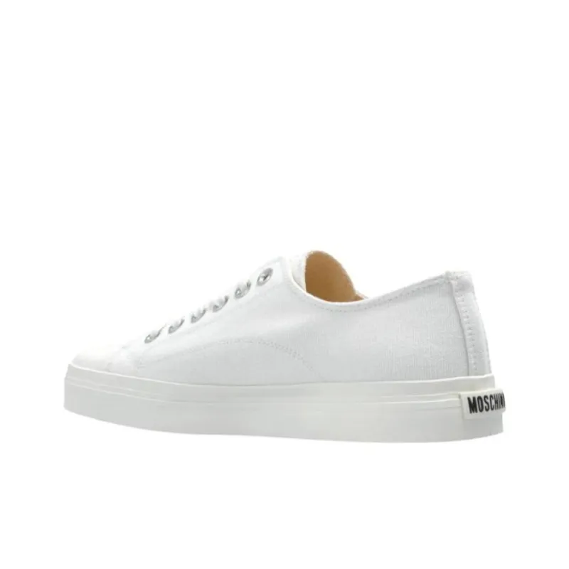 MOSCHINO Square Toe Low Top Sneakers Women's-3