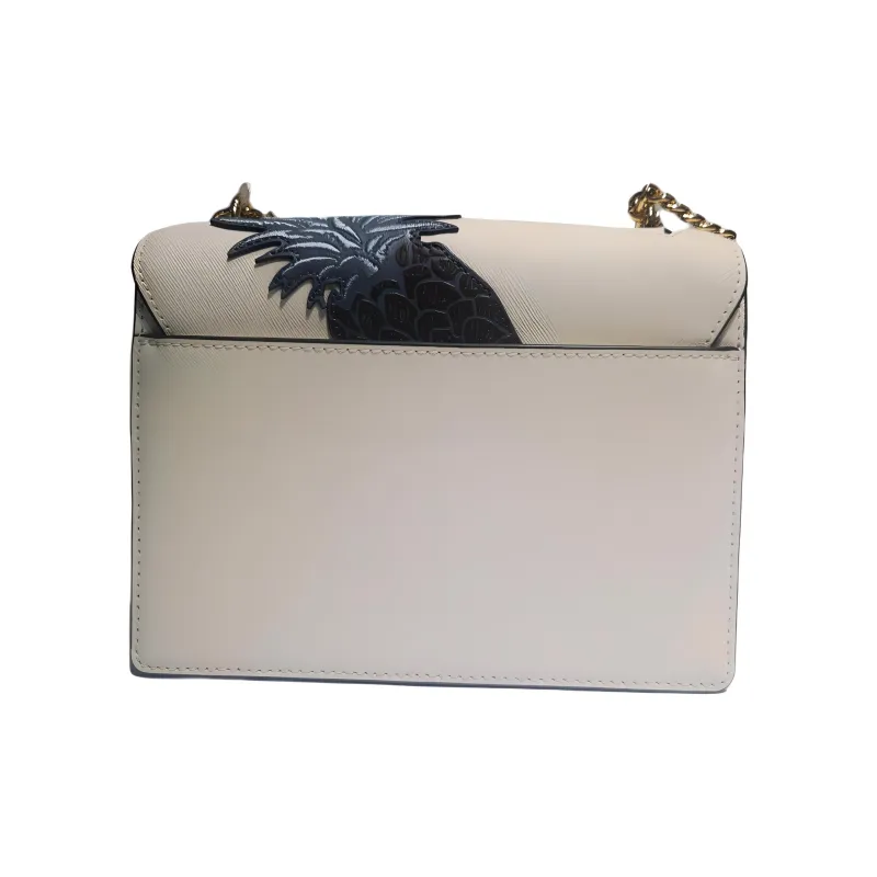 TORY BURCH Emerson Leather Shoulder Bag Crossbody Bag Mini Women's White-4
