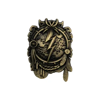 STARFORGED Warhammer 30K Burning Galaxy White Scar Honor Warband Badge Brooch Merch Star Forge Badges