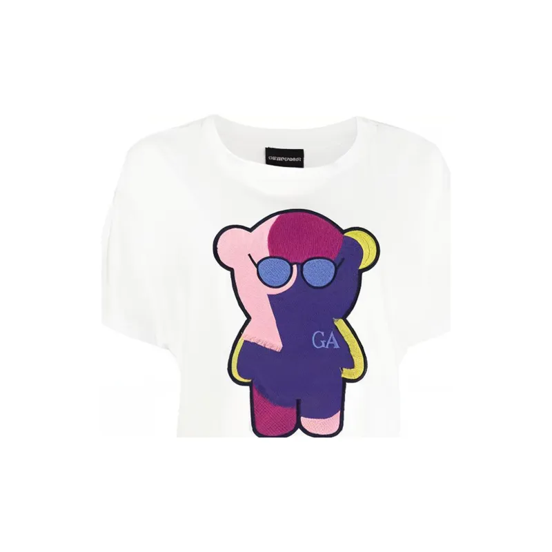 EMPORIO ARMANI T Shirts Women's White-4