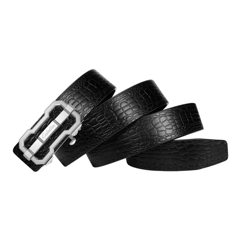 CATELLES Top Grain Cow Leather Leather Belts Men's 3.4cm-2