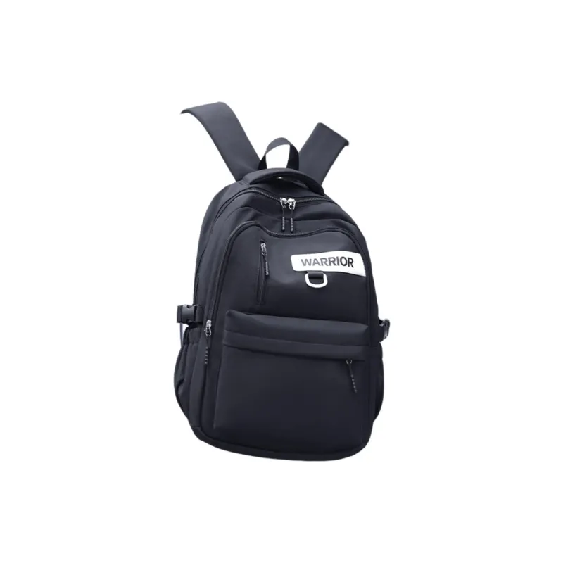 Warrior Nylon Backpack Unisex White/Black-0