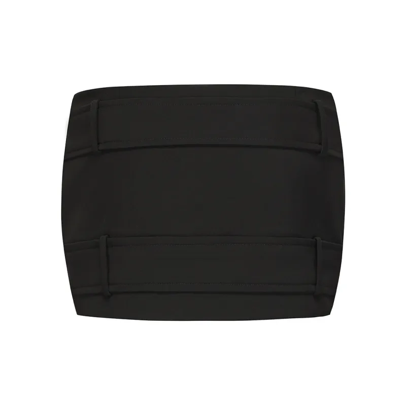 NANA JACQUELINE Casual Short Skirts Women's Black-1