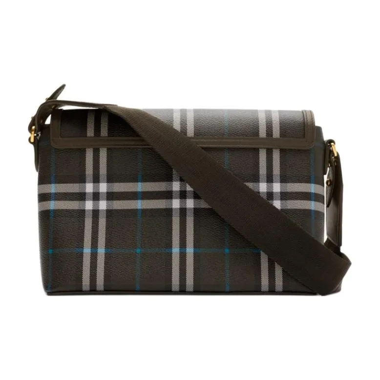 Burberry Polyurethane Shoulder Bag Women's Brown-2