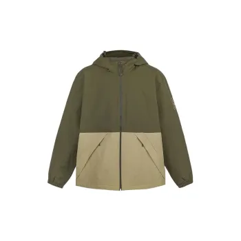 Timberland Water Resistant Windproof Breathable Windbreaker Jacket Men's Army Green/Grass Yellow