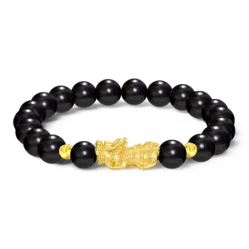 Master Kim Ebony Gold Bracelet Unisex