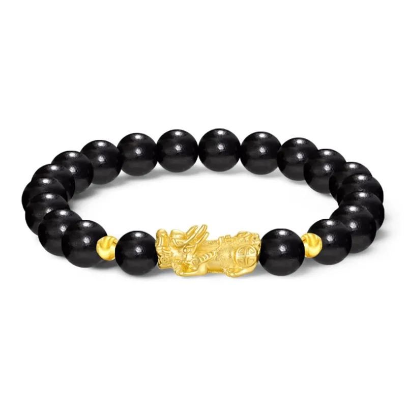 Master Kim Ebony Gold Bracelet Unisex-0