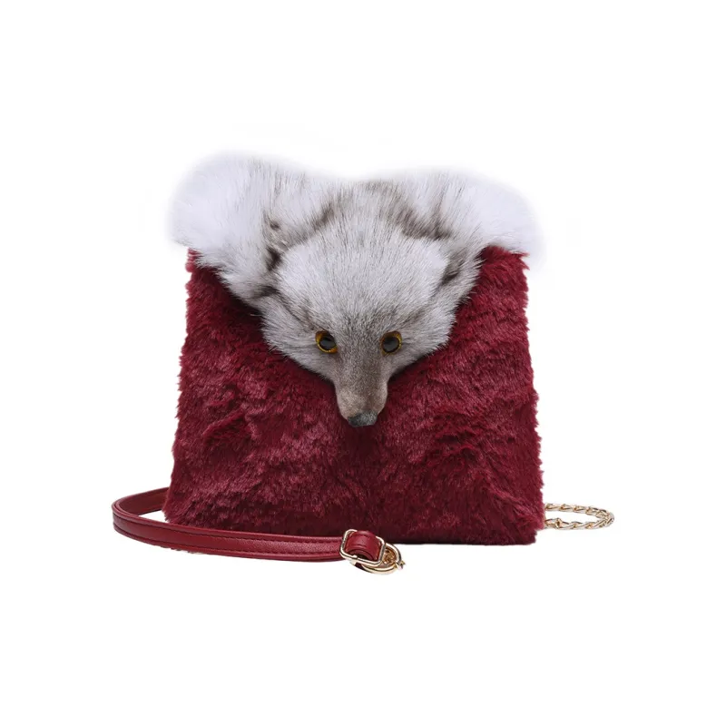 BGAY Plush Shoulder Bag, Crossbody Bag Women's Multicolor-16