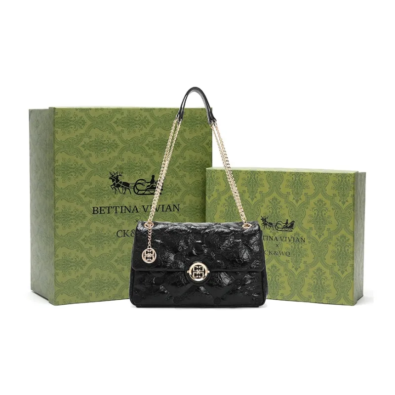 BETTINA VIVIAN PU Shoulder Bag Women's Black-0
