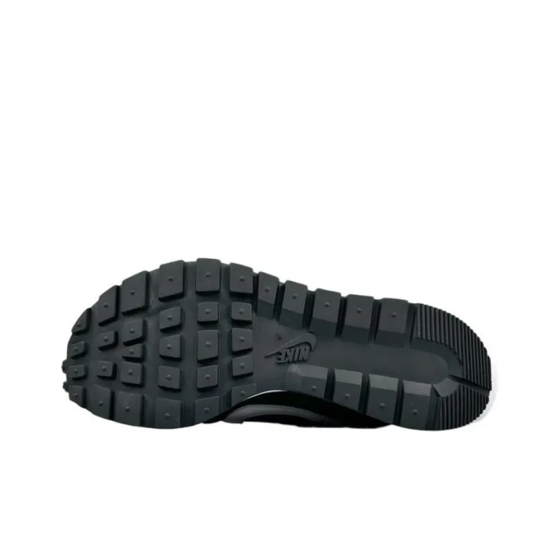 Sacai x Nike VaporWaffle Anti Slip Wear Resistant Low Top Casual Shoes Unisex Black-5