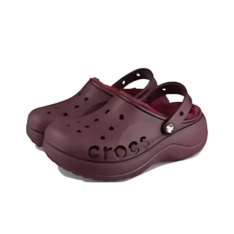 Crocs Baya Platform Clog Clogs Unisex Brown-2