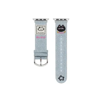 LOVINGCOOL Apple Compatibility Watch Band 212mm Denim Material