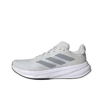 Adidas Response Runner Anti Slip Wear Resistant Low Top Running Shoes Women's Light Silver