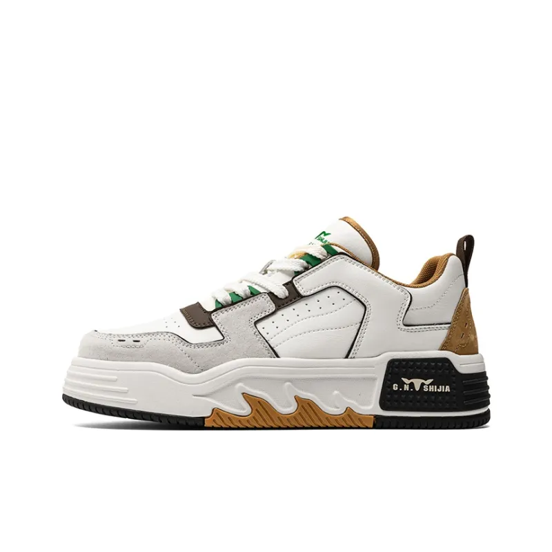 G.N.SHIJIA Lightweight Breathable Height Increasing Low Top Skateboard Shoes Men's-6