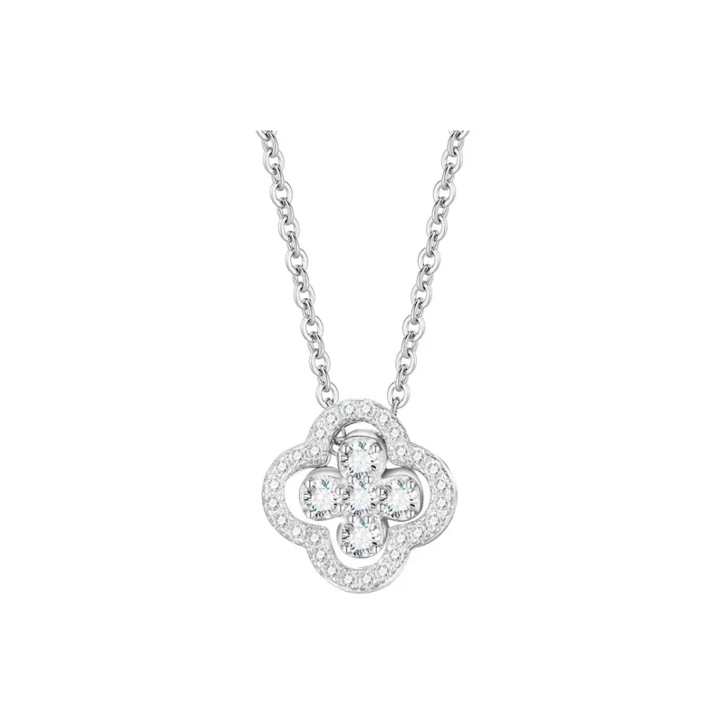 Regalrose 925 Sterling Silver Necklaces Women's Silver-0