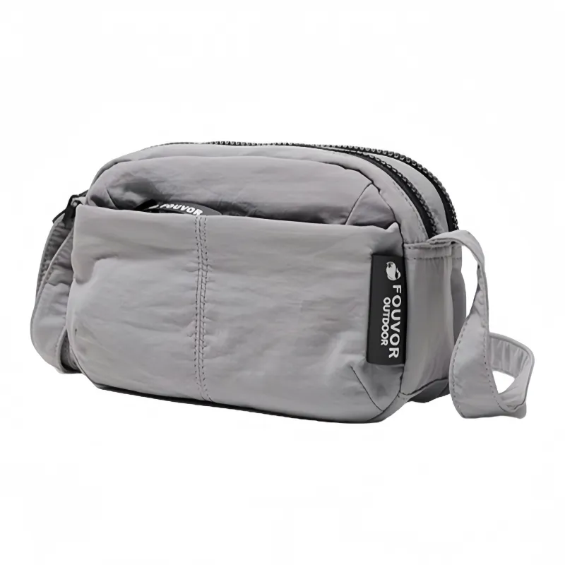 FOUVOR Nylon Fabric Shoulder Bag Unisex Multicolor-3