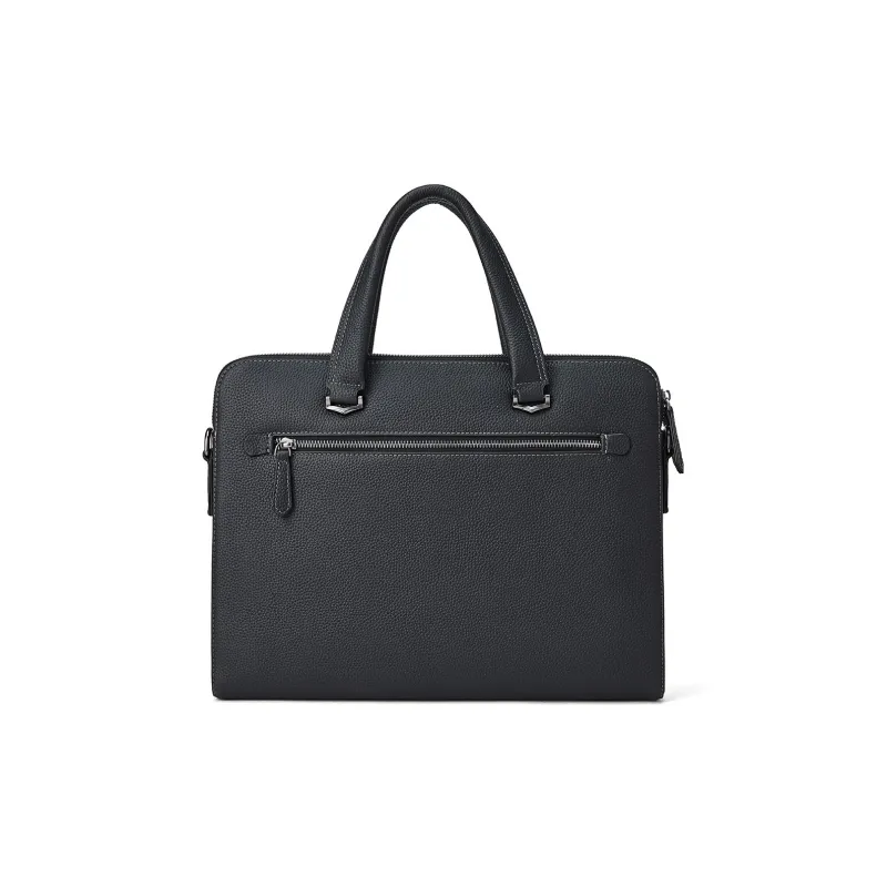 ROBERTA DI CAMERINO Cow Leather Briefcases Large Size Men's Black-2