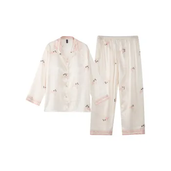 XIAFENYAN Pajama Set Women's Apricot