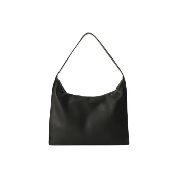 NOTHING WRITTEN Cow Leather Shoulder Bag Mini Women's Black