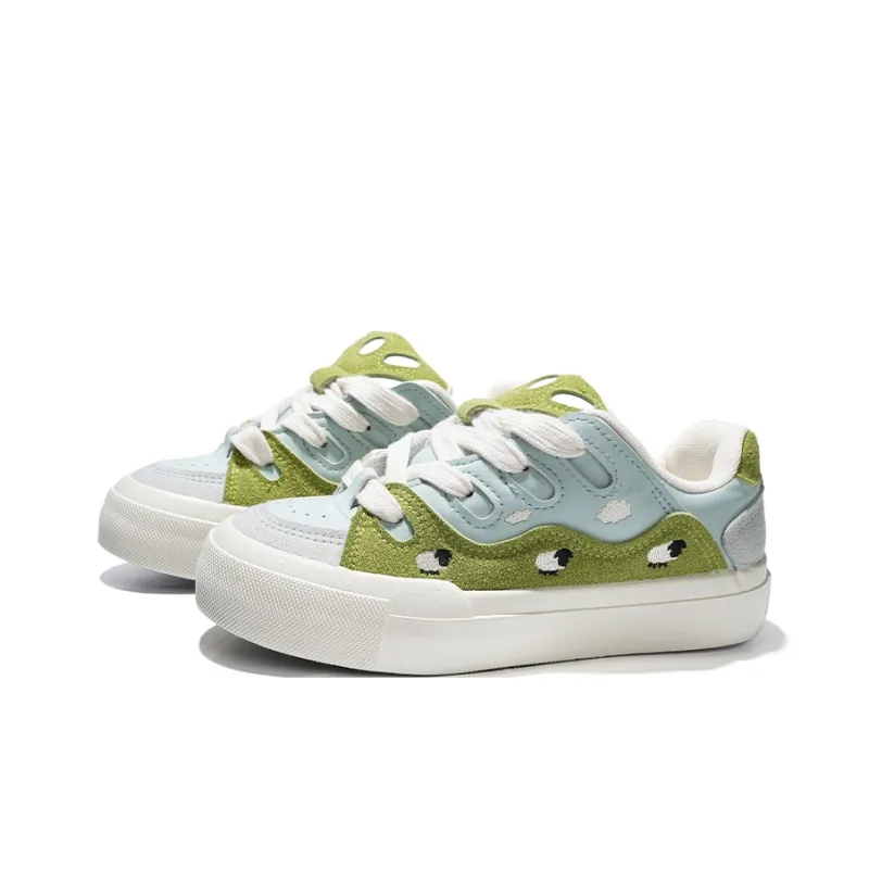 La Chapelle Abrasion Resistant Height Increasing Low Top Skateboard Shoes Women's-2