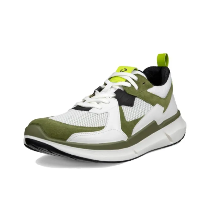 Ecco Biom 2.2 Low Top Casual Shoes Men's White Green-1