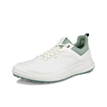 Ecco Golf Core Low Top Golf Shoes Men's White Green