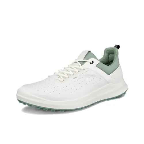 Ecco Golf Core Low-Top Golf Shoes Men's White Green