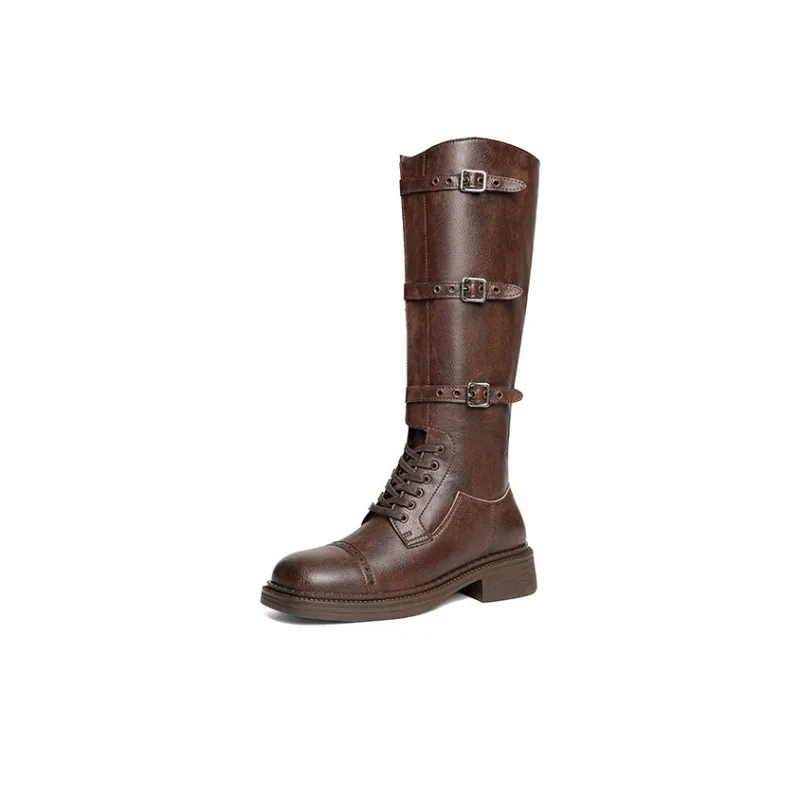 RED DRAGONFLY Knee high Boots 4.9CM Women's-1