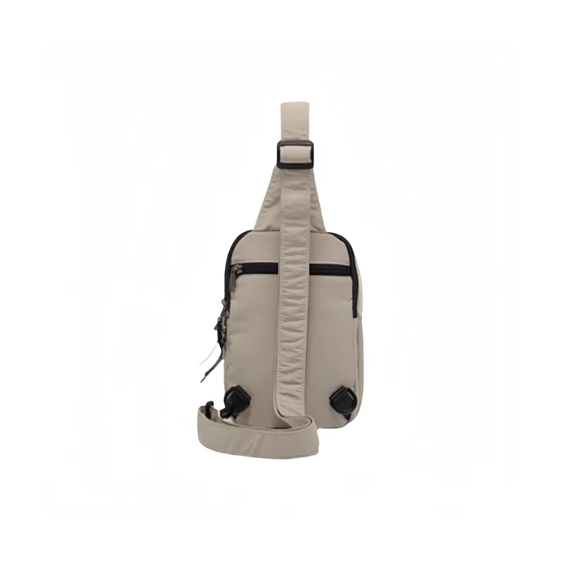 FOUVOR Nylon Fabric Sling Bag Regular Unisex Gray/Black/Yellow/Green-2